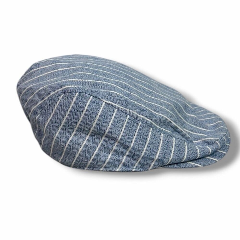 David & Young Stripe Hat M/L Flat Cap